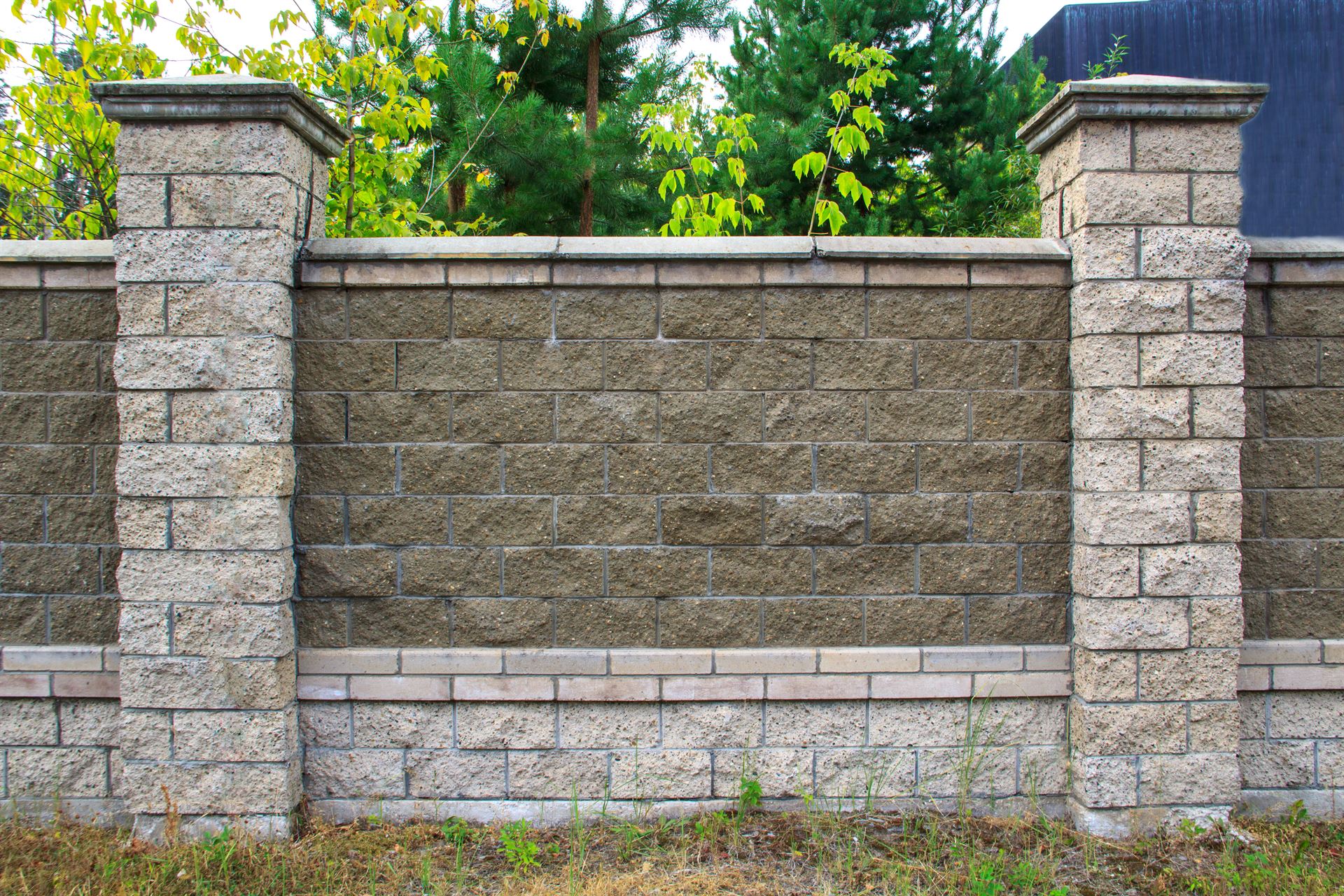 Mur en pierre à Châtellerault